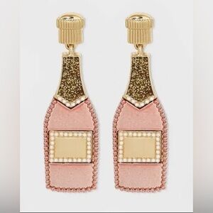 SUGARFIX by BaubleBar Rose Bottle
Drop Earrings - Rose Pink NWT